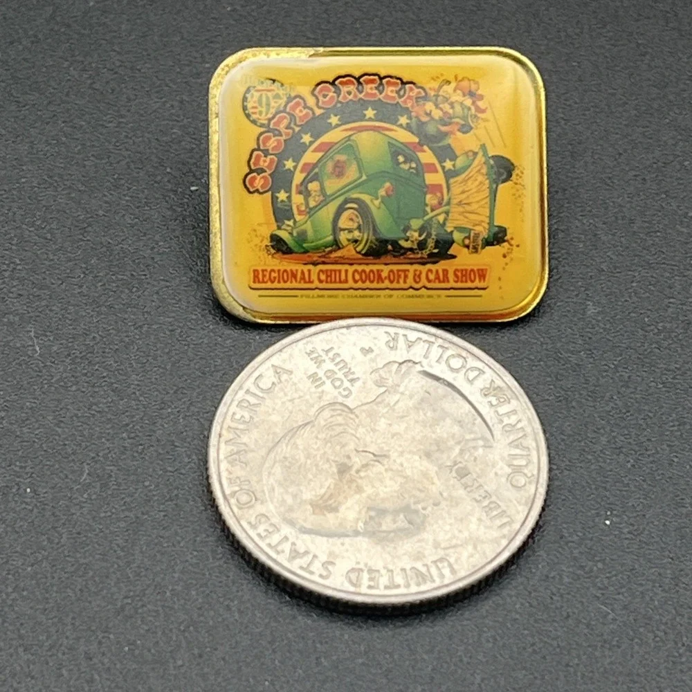 Sespe Creek Regional Chili Cook-Off &‎ Car Show California Lapel Hat Pin